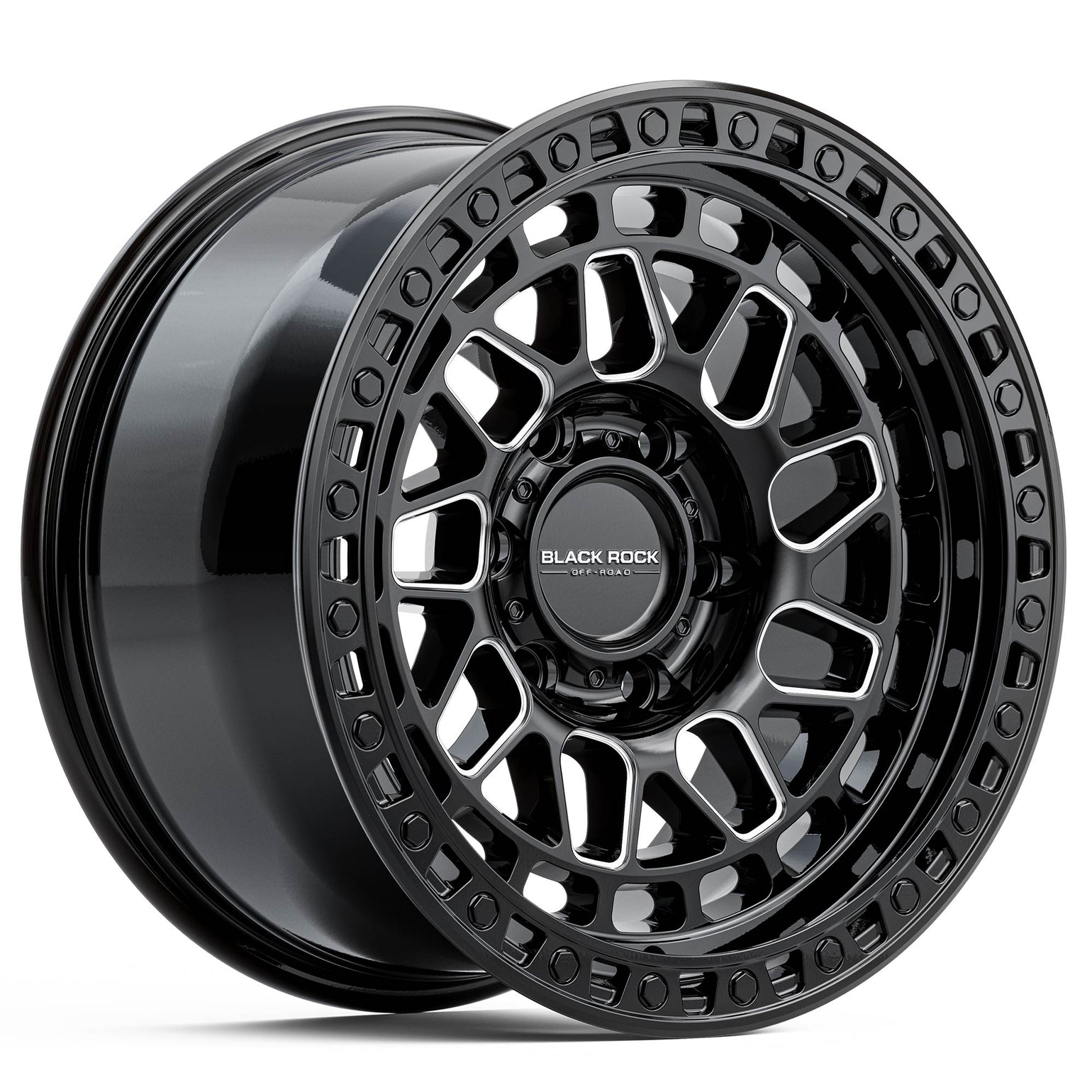 Black 4WD Wheel Without Tyre