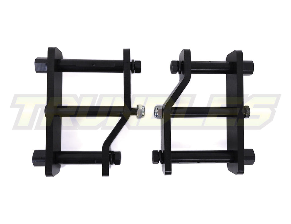 37842 | Trundles 25mm Lift Extended Rear Shackle Kit to suit Nissan Navara D40 2005-2014