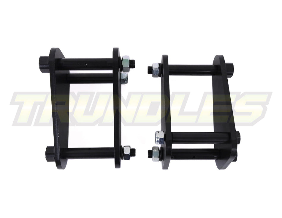 37848 | Trundles 25mm Lift Extended Rear Shackle Kit to suit Toyota Landcruiser 60/75 Series 1980-1999
