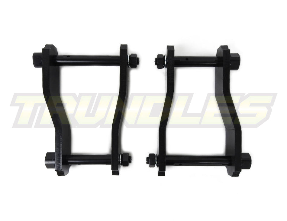 37823 | Trundles 25mm Extended Rear Shackle Kit to suit Mitsubishi Triton MQ/MR 2015-2023