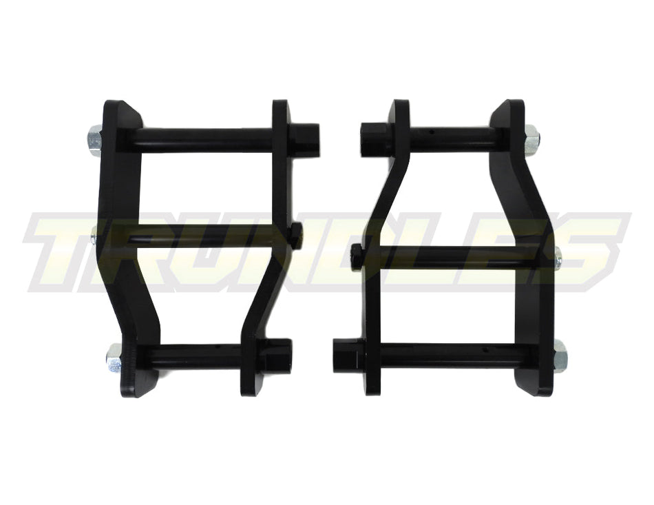 37825 | Trundles 25mm Lift Extended Front Shackle Kit to suit Toyota Hilux LN106 1979-1997