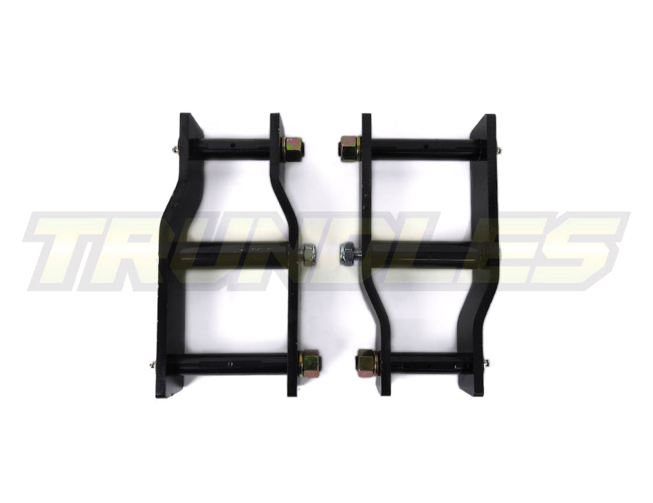 38201 | Trundles 50mm Lift Extended Rear Shackle Kit to suit Toyota Hilux Vigo 2005-2015