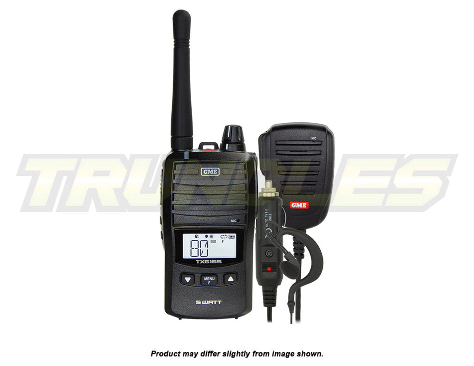 23825 | GME TX6165 5/1 Watt UHF CB Handheld Radio