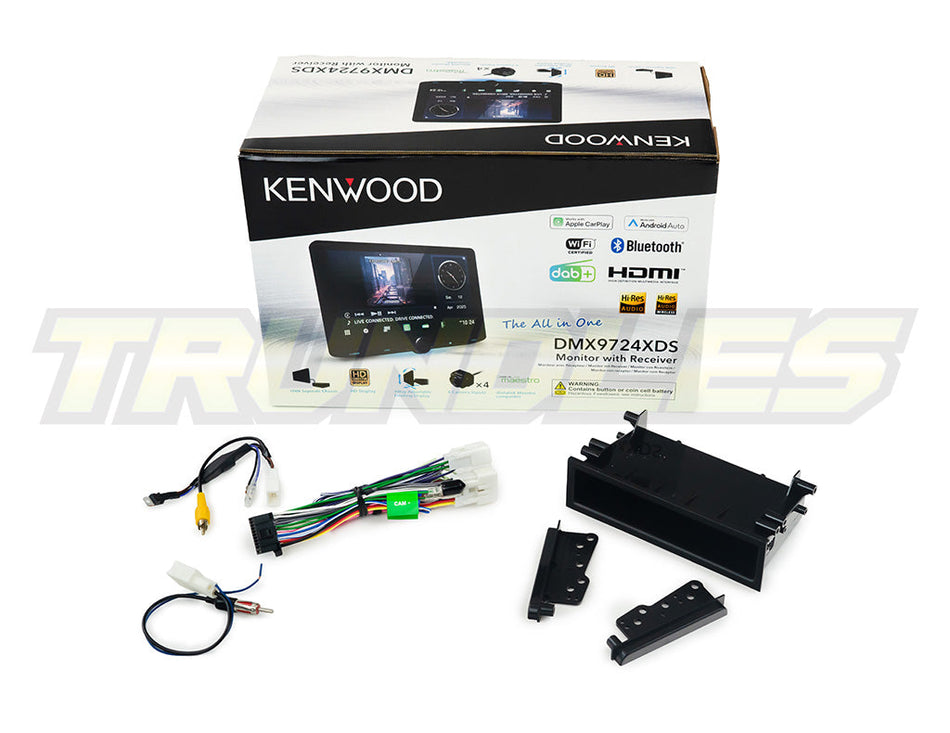 25425 | Kenwood DMX9724XDS Head Unit Fitting Kit to suit Toyota Landcruiser 70 Series 2016-Onwards