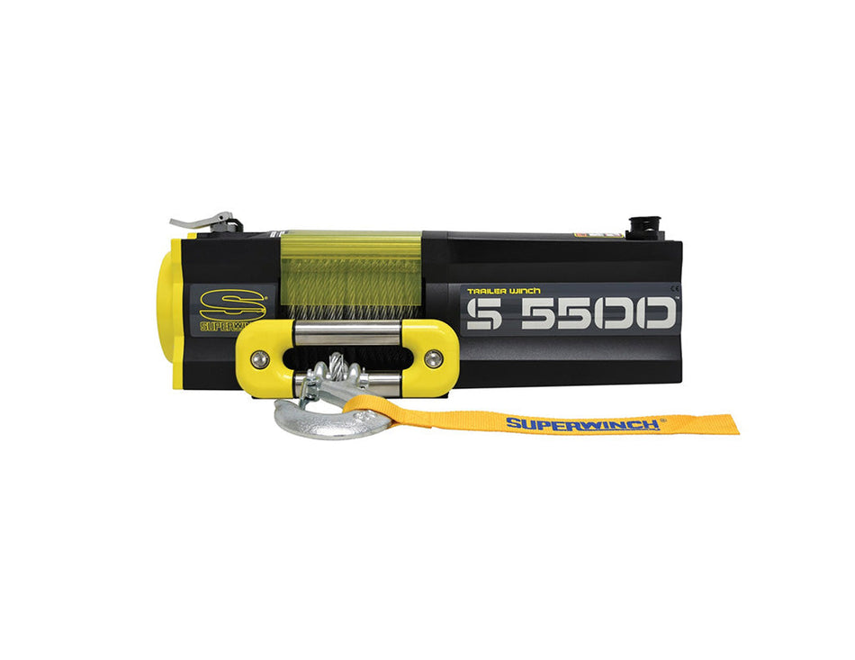 37416 | Superwinch S5500 Trailer Winch - Synthetic Rope