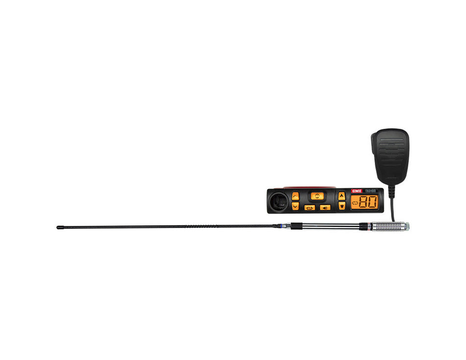 23822 | GME TX3100VP 5 Watt Super Compact UHF CB Radio - Starter Kit