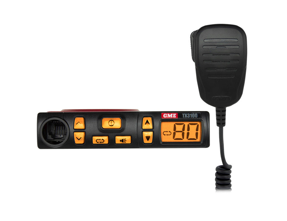 23821 | GME TX3100DP 5 Watt Super Compact UHF CB Radio