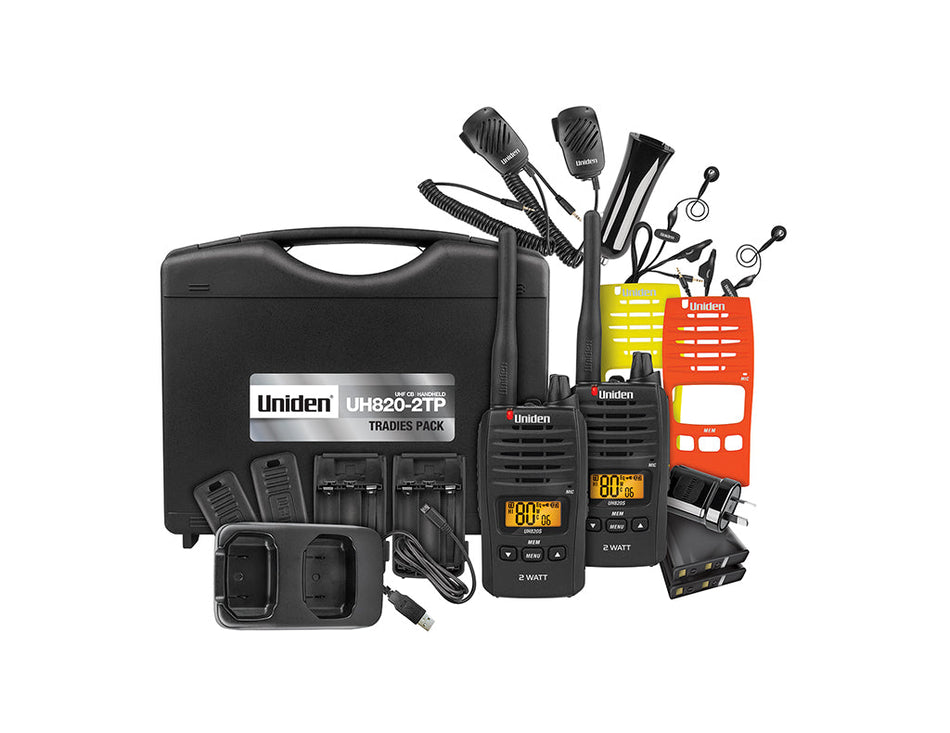 40087 | Uniden UH820S Tradesman Twin Pack