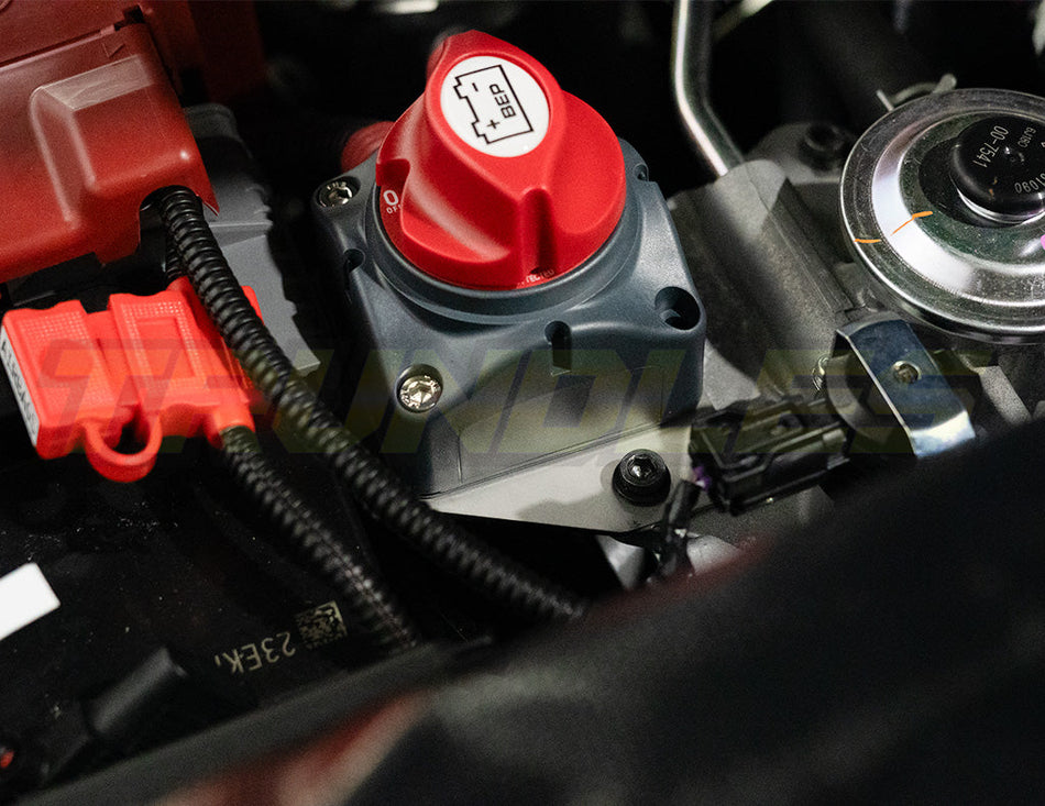 39631 | Trundles Winch Isolator Switch Bracket to suit Toyota 1VD Engines