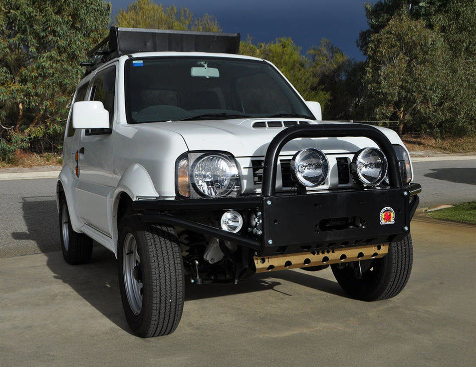 40592 | XROX Bull Bar to suit Suzuki Jimny Sierra With Bonnet Scoop 2012-2018